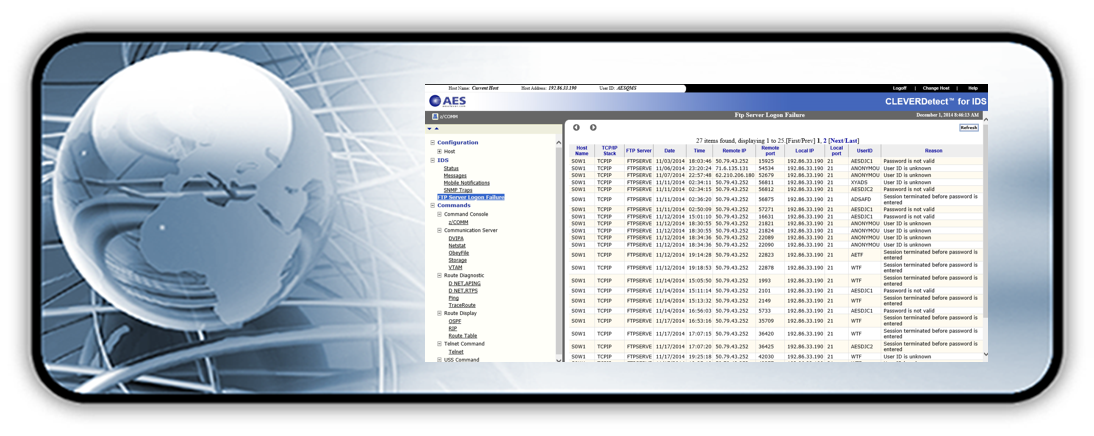 CLEVERDetect for IDS Server Logon Failure